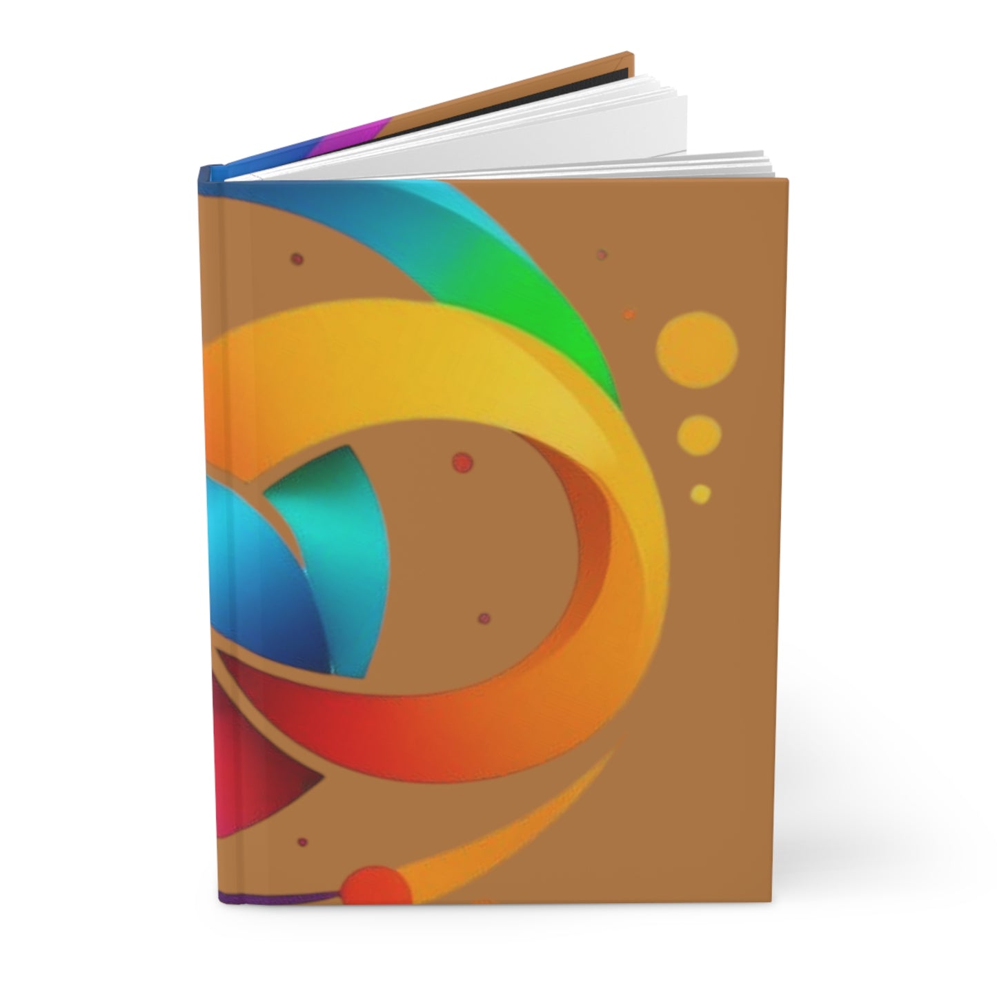 Light Brown Spectrum Hardcover Journal Matte