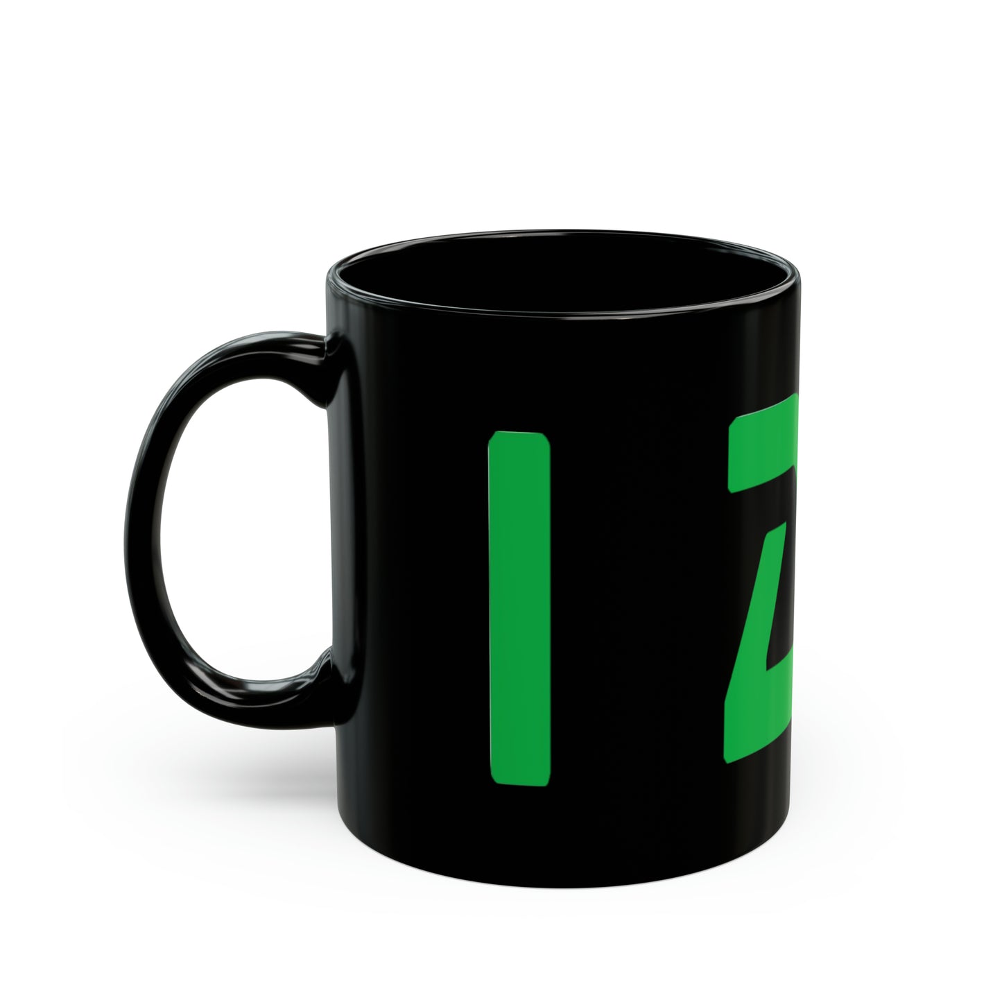 “I Am” Green Black Mug (11oz)