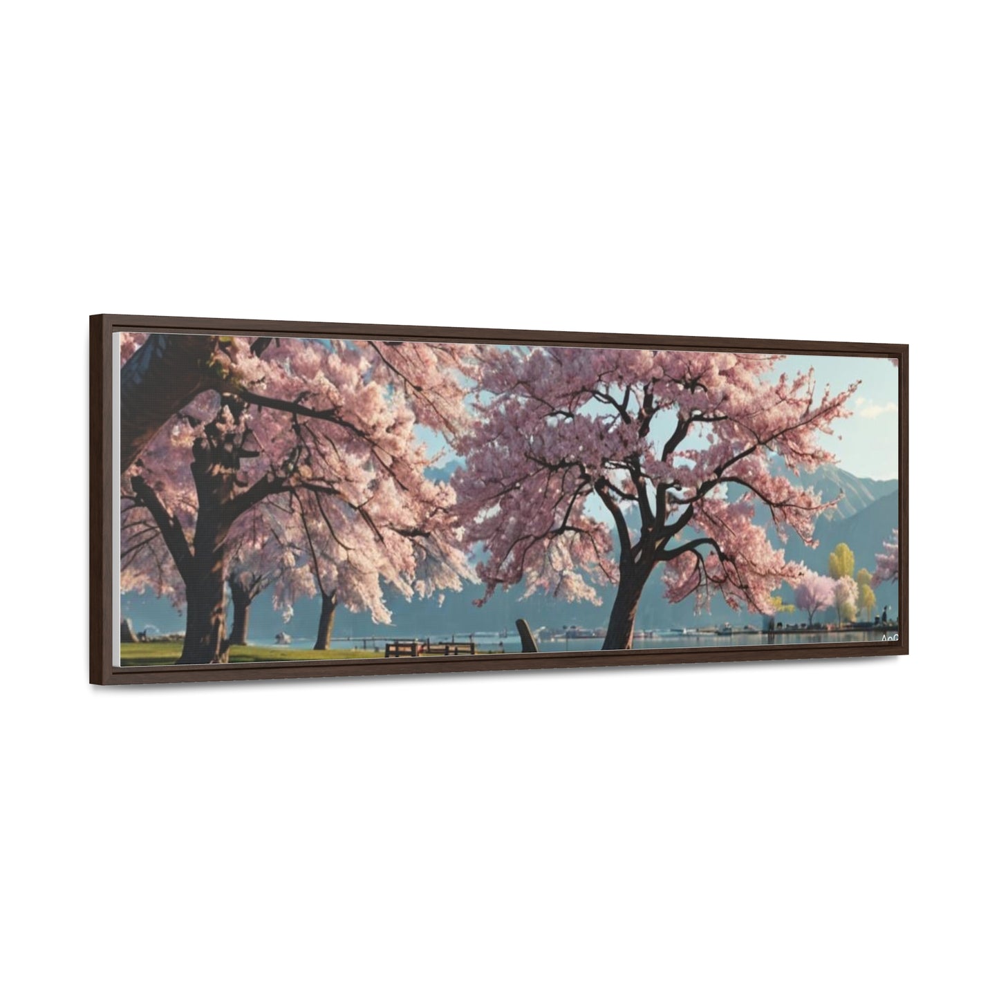 Cherry Blossom Gallery Canvas Wraps, Horizontal Frame