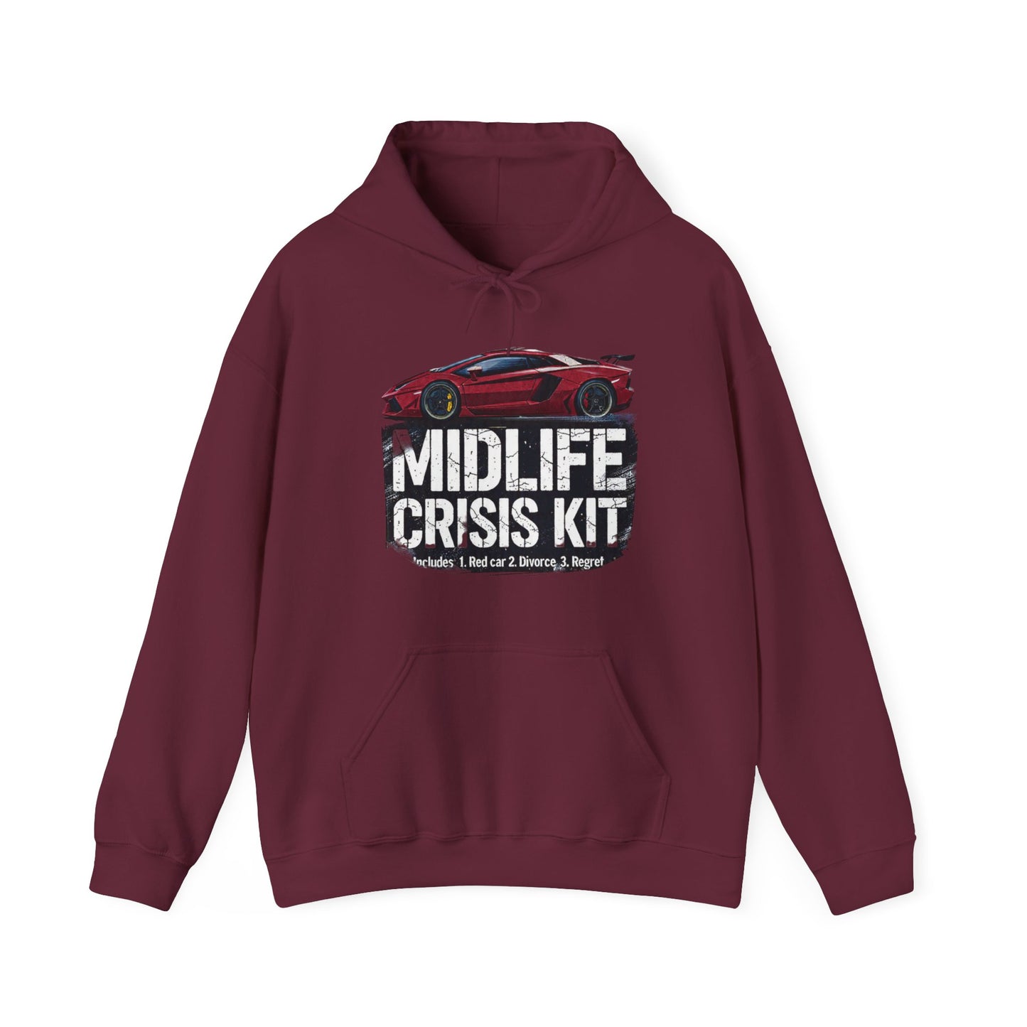 Midlife Crisis Kit Unisex Heavy Blend™ Hooded Sweatshirt