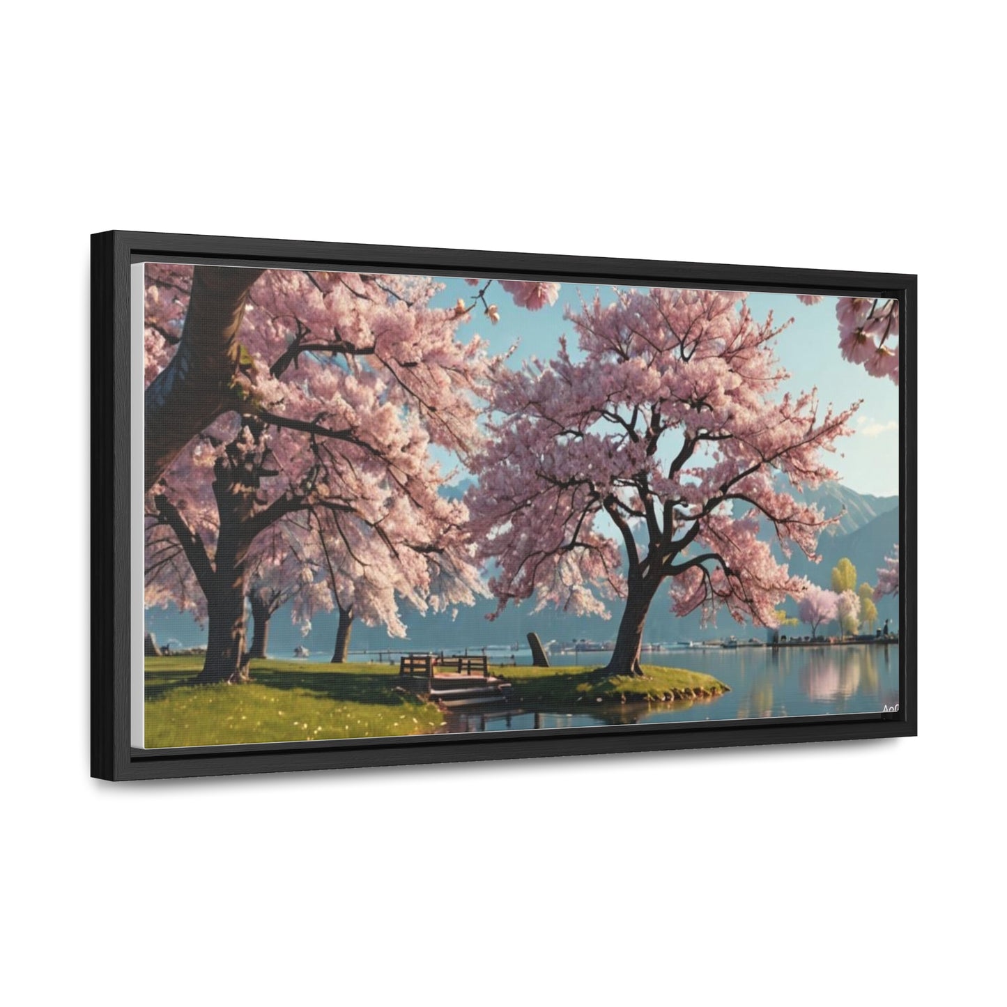 Cherry Blossom Gallery Canvas Wraps, Horizontal Frame