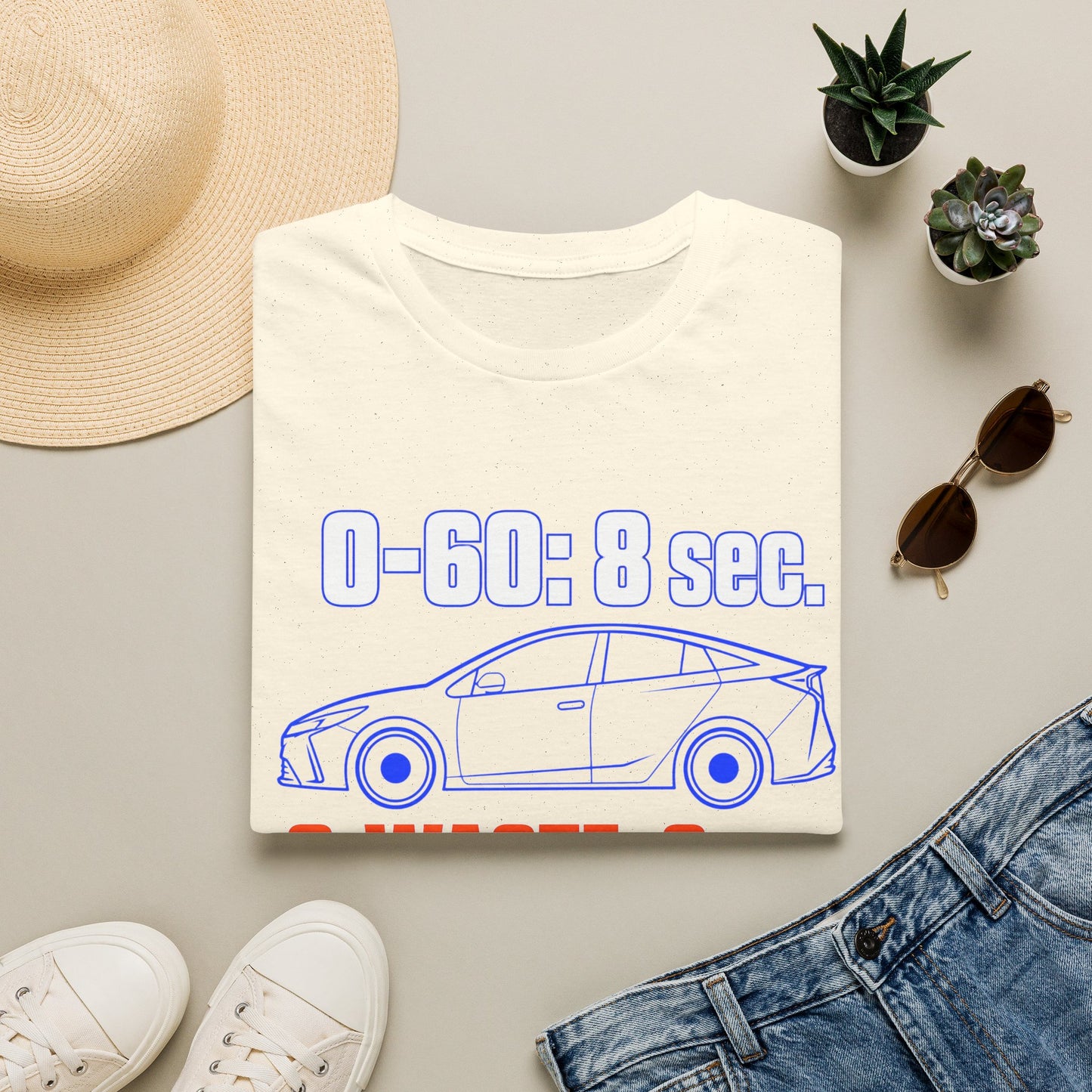 0-60: 8 Sec Unisex Softstyle T-Shirt