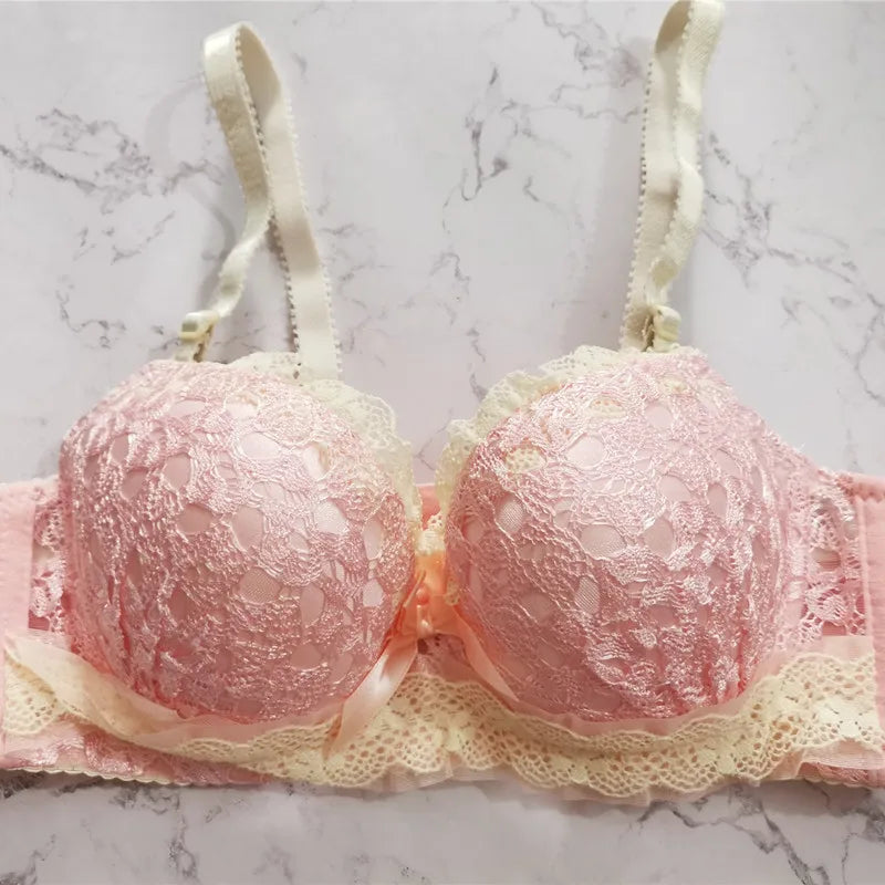 Lingerie Sexy Lady Bra Gather Adjustable Women's Seamless Underwear Push Up Bra Open Bra Intimates for Women Cup 1/2 Intimates