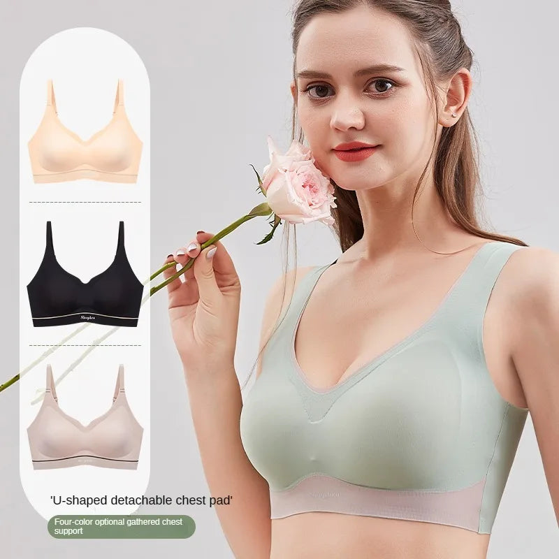 Lingeries for Woman Sexy Bras No-wire Bra Hot Women Underwear Push Up Bra Female Invisible Seamless Push-up Padded Sports