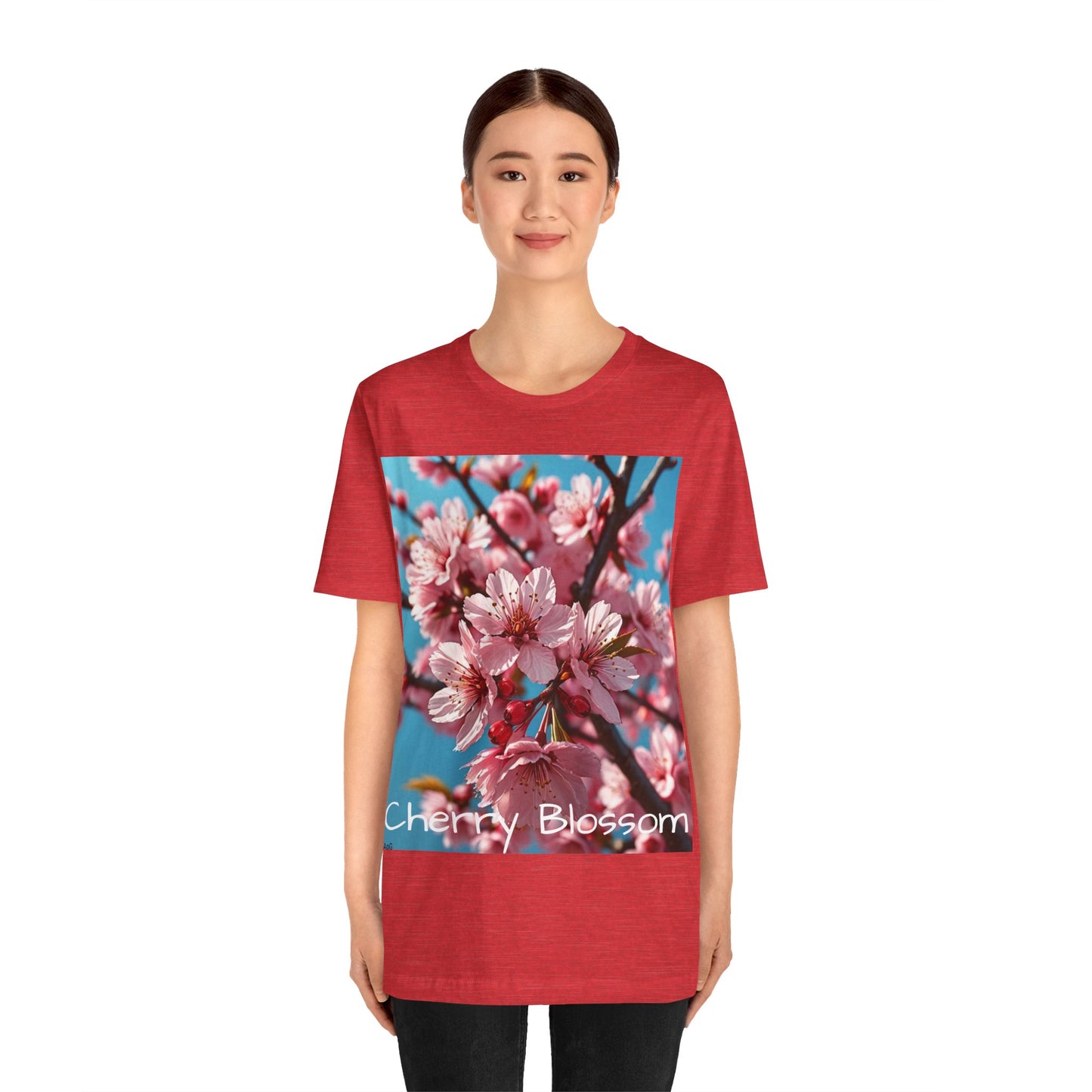 Cherry Blossom Unisex Jersey Short Sleeve Tee