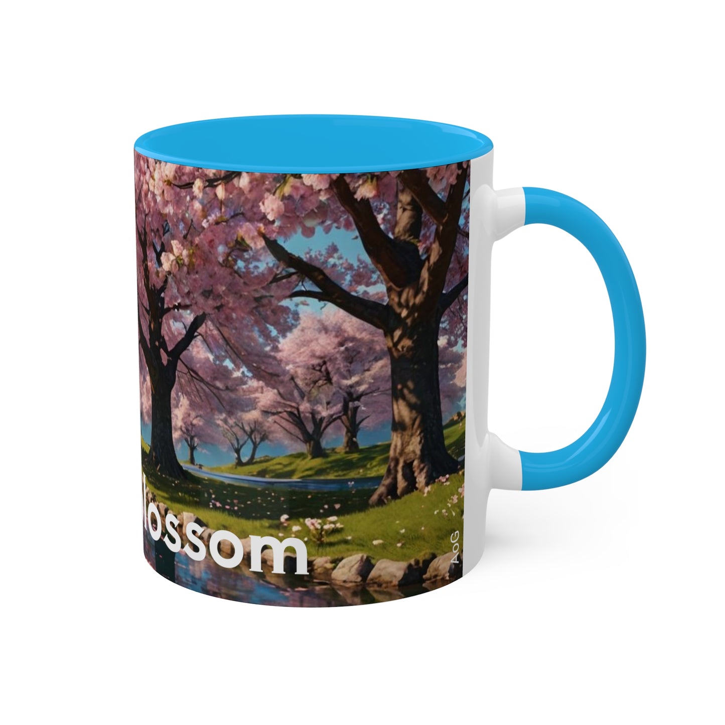 Cherry Blossom Colorful Mugs, 11oz