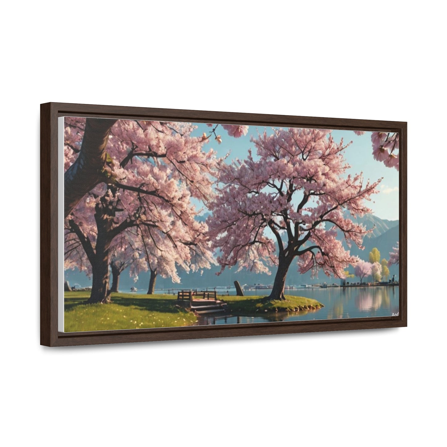 Cherry Blossom Gallery Canvas Wraps, Horizontal Frame