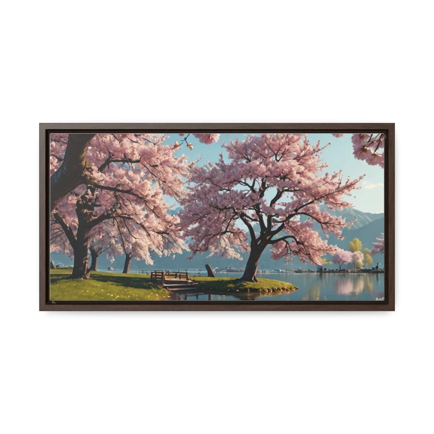 Cherry Blossom Gallery Canvas Wraps, Horizontal Frame