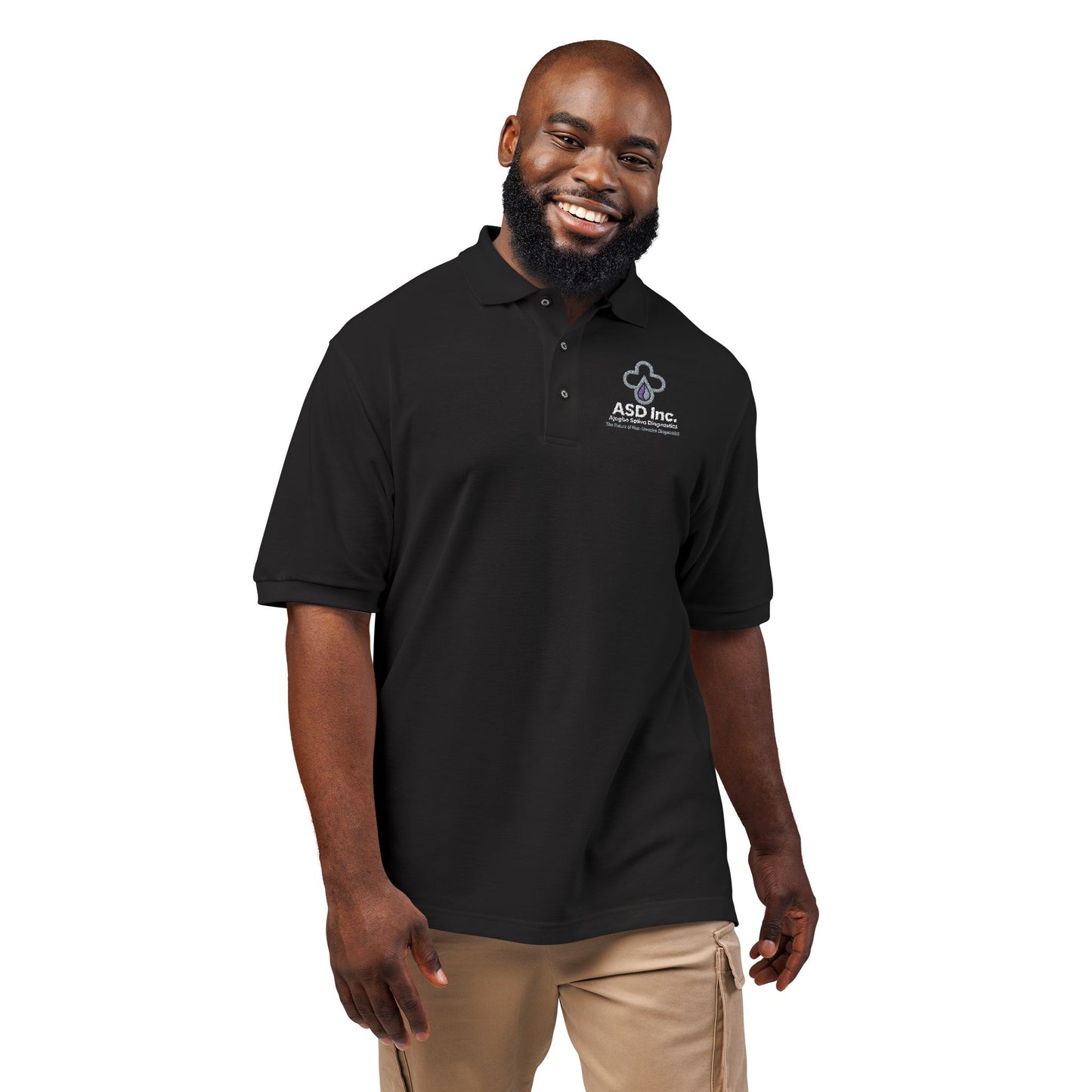 ASD-Unisex Polo Shirt (Embroidery)