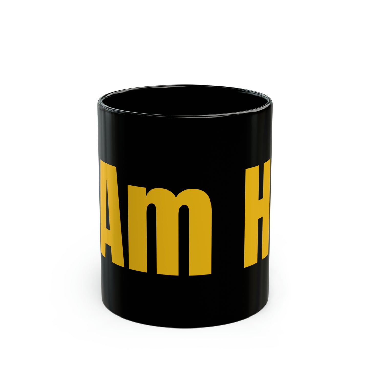 “I Am He” Yellow Black Mug (11oz, 15oz)