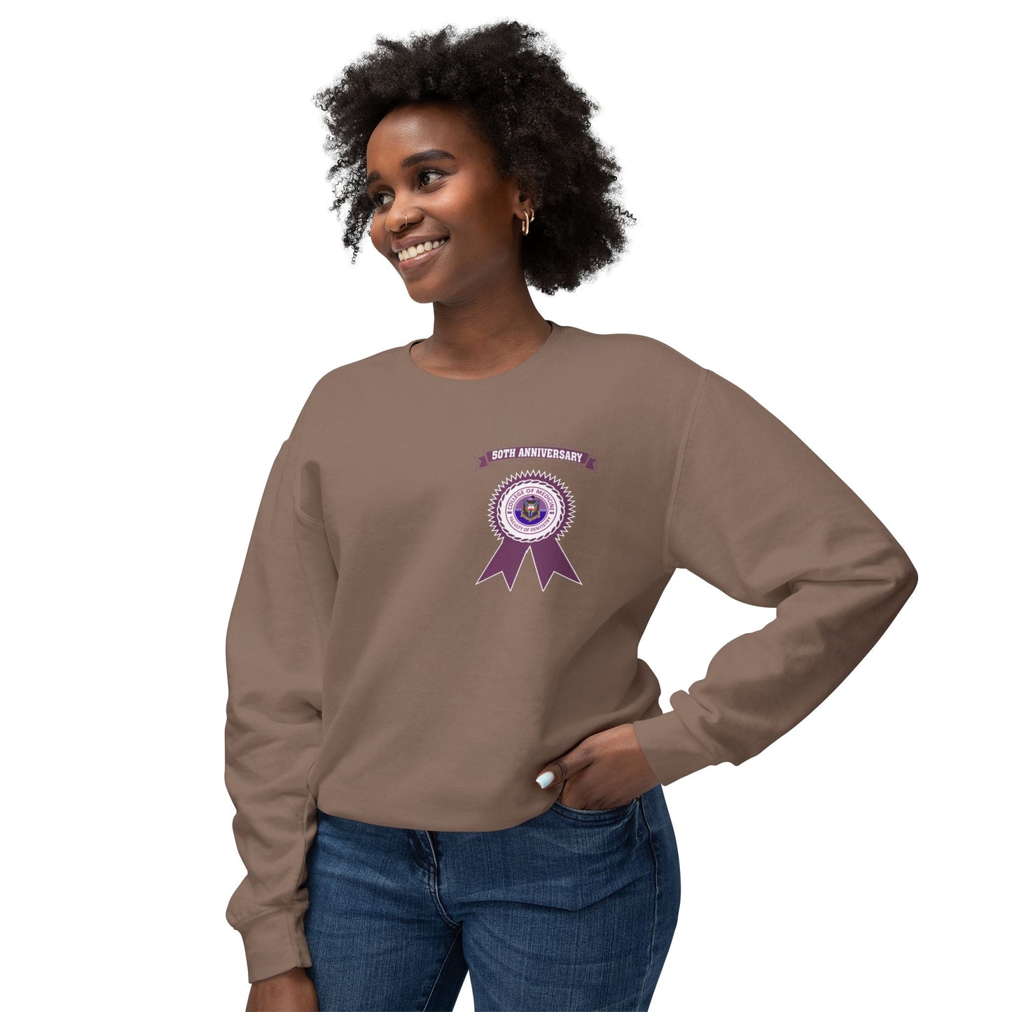 50th Anniversary - Unisex Lightweight Crewneck Sweatshirt