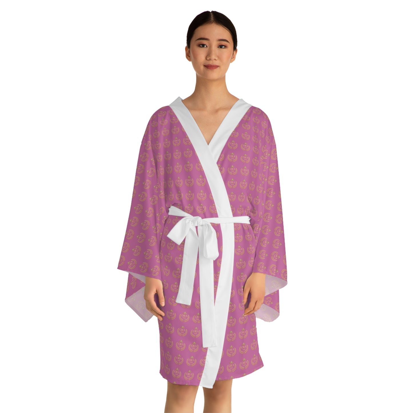 ORA - Long Sleeve Kimono Robe (AOP)