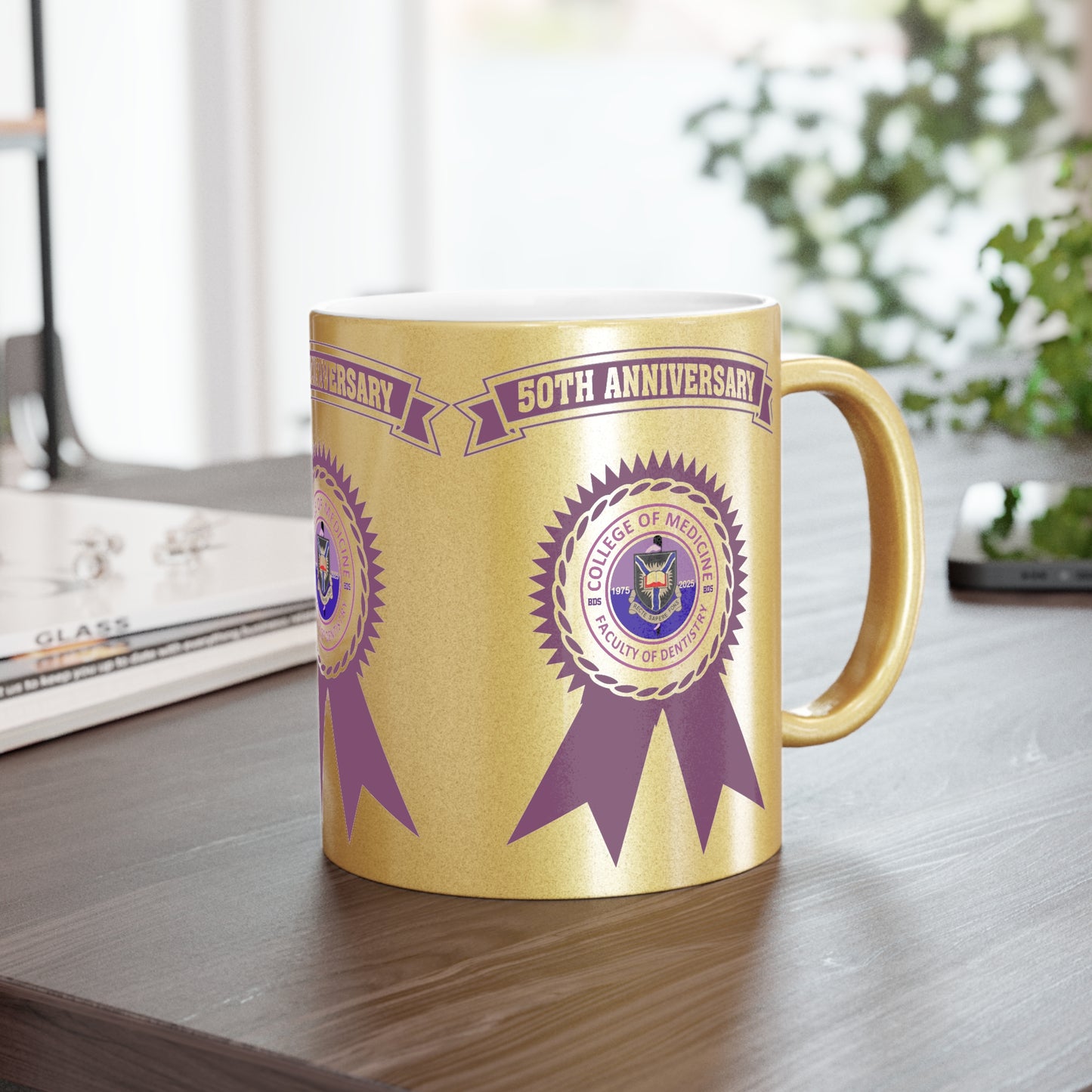 50th Anniversary - Metallic Mug (Silver\Gold)