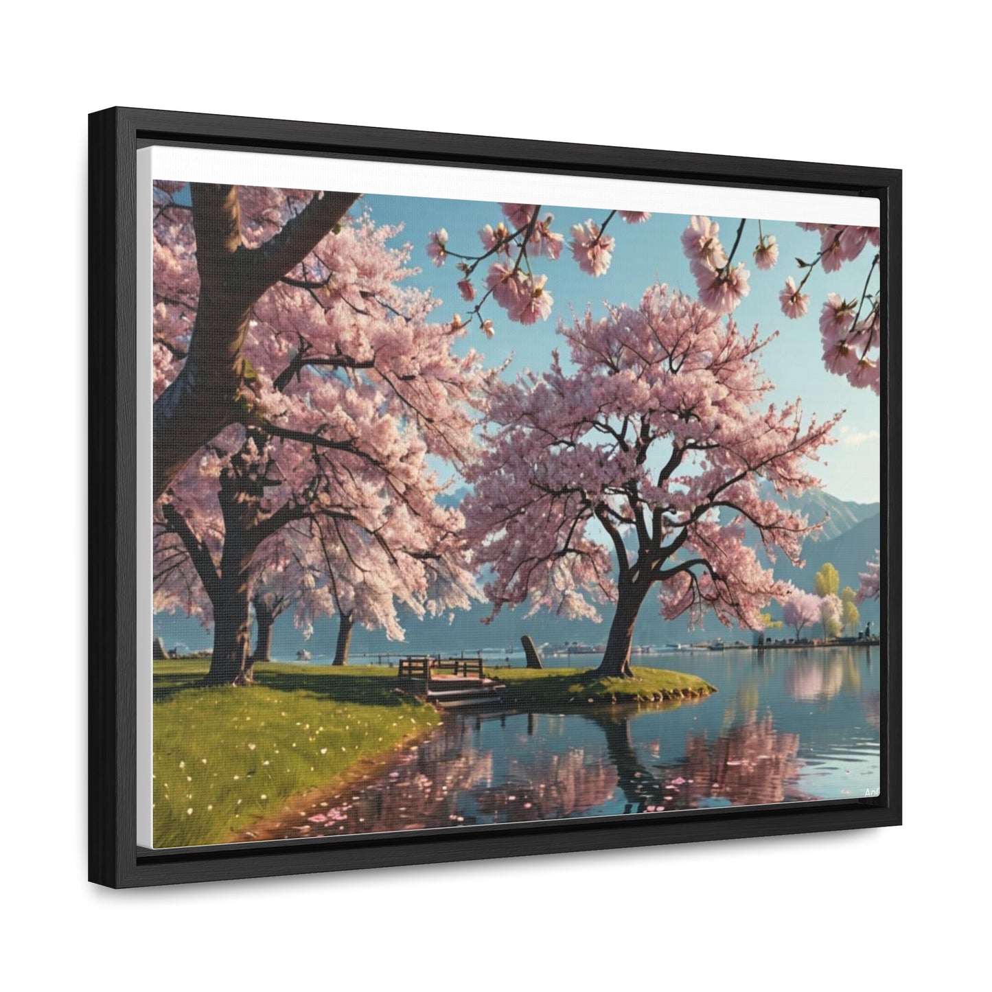 Cherry Blossom Gallery Canvas Wraps, Horizontal Frame