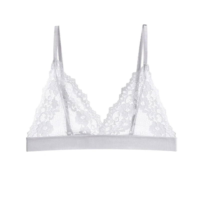 Classic Transparent Bra Lace Sexy Temptation Underwear Women Ultra Thin Push Up Brassiere Wireless Bralette Lingerie