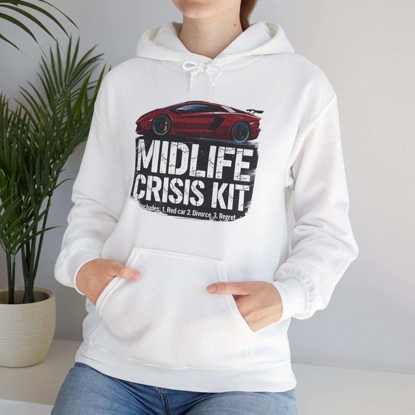 Midlife Crisis Kit Unisex Heavy Blend™ Hooded Sweatshirt