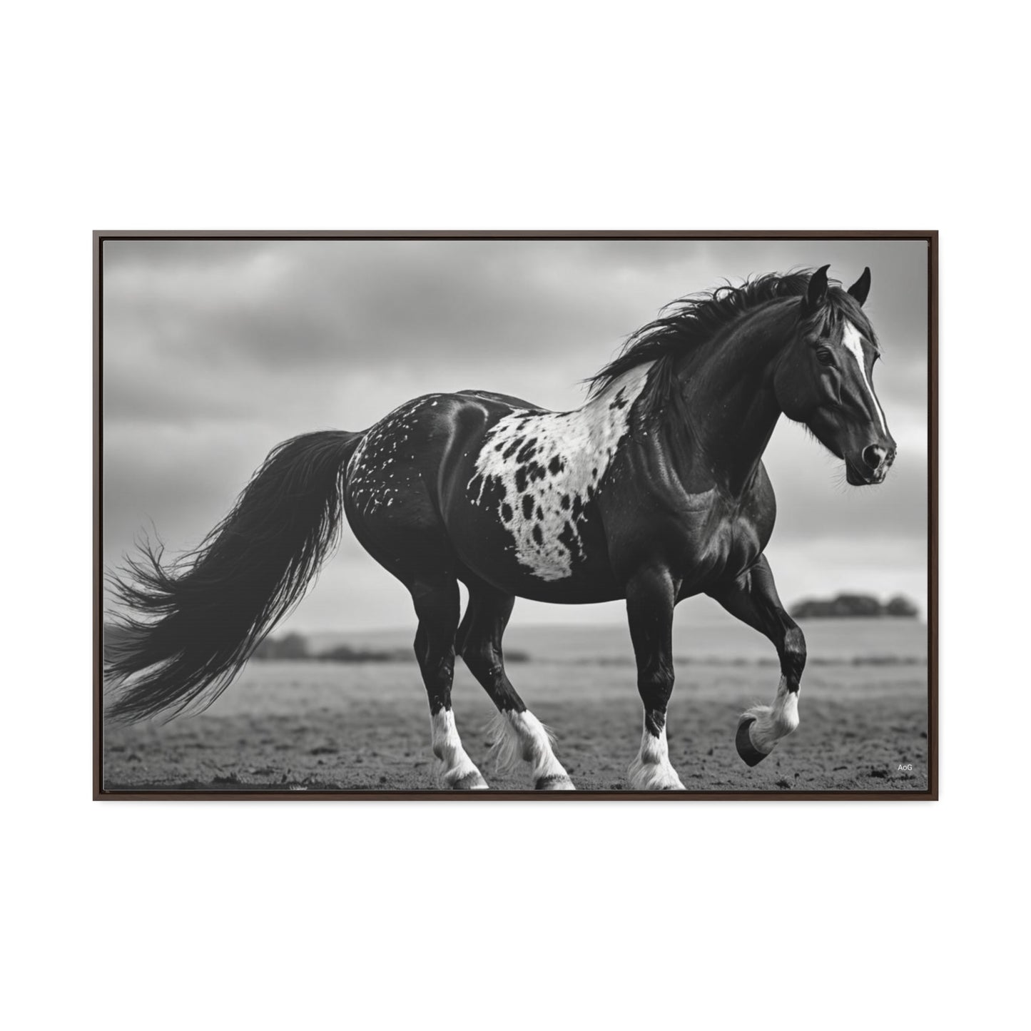 Speckled Stallion Gallery Canvas Wraps, Horizontal Frame