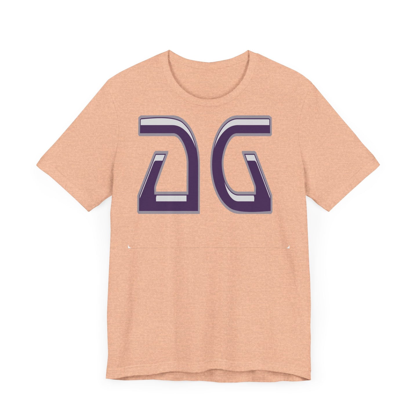 AG-3D Purple Unisex Jersey Short Sleeve Tee