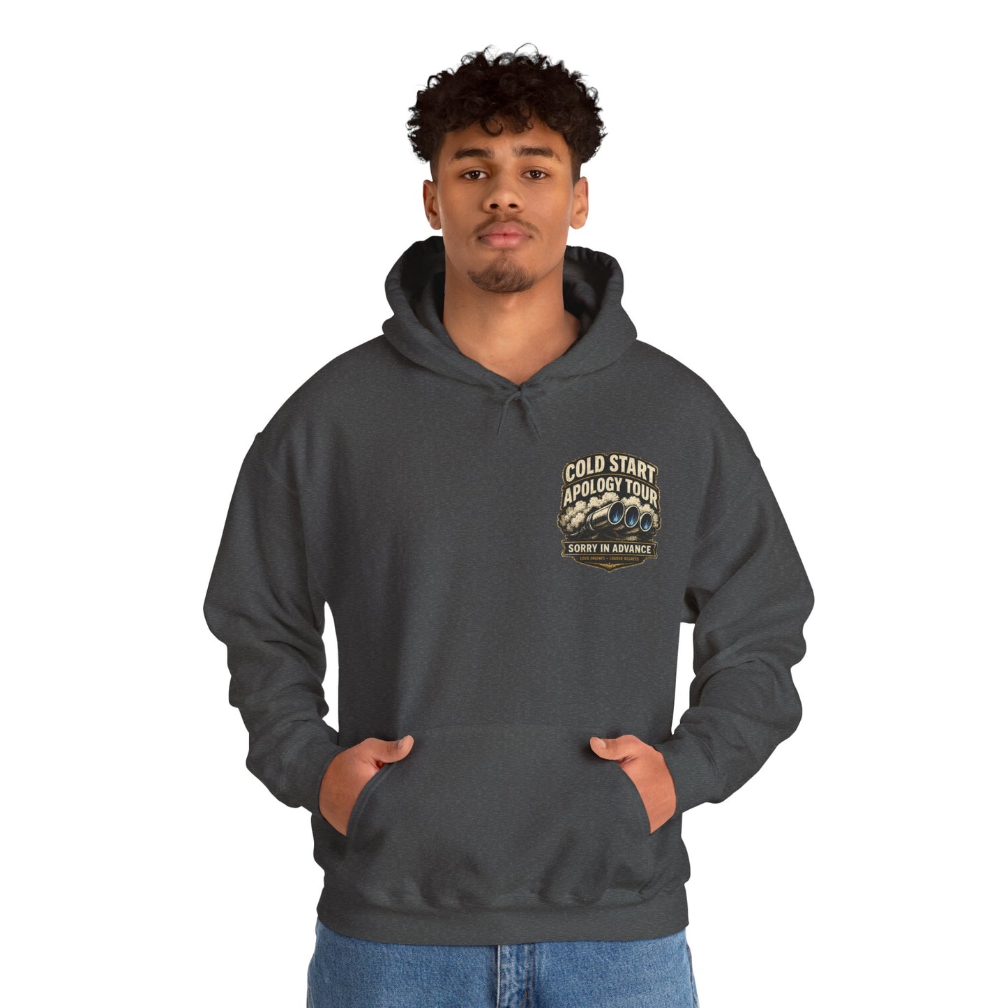 Cold Start Apology Unisex Heavy Blend™ Hooded Sweatshirt