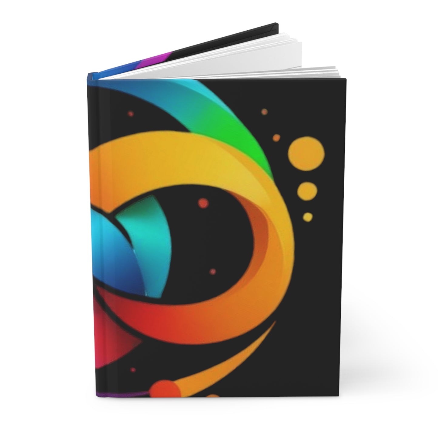 Black Spectrum Hardcover Journal Matte