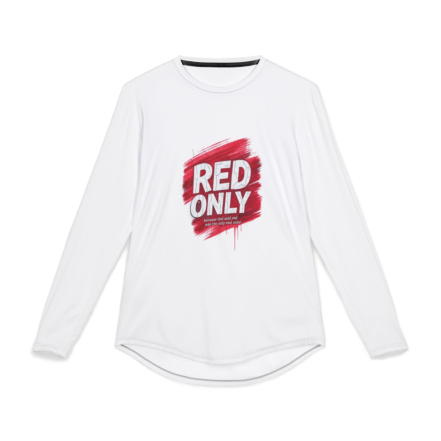 Red OnlyMen's UV Protection Long Sleeve Shirt (AOP)