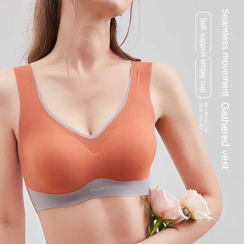 Lingeries for Woman Sexy Bras No-wire Bra Hot Women Underwear Push Up Bra Female Invisible Seamless Push-up Padded Sports