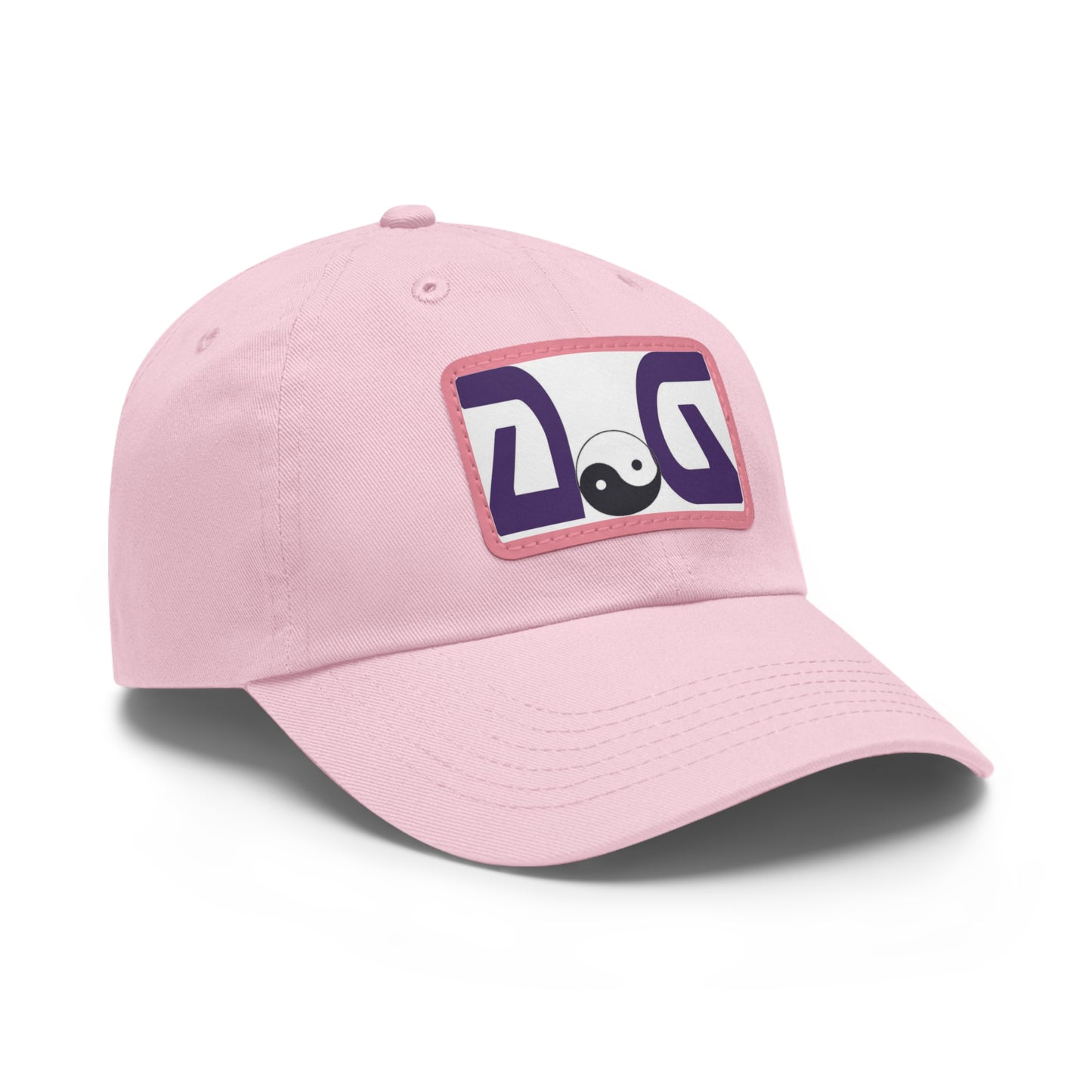 Dad Hat with Leather Patch (Rectangle)