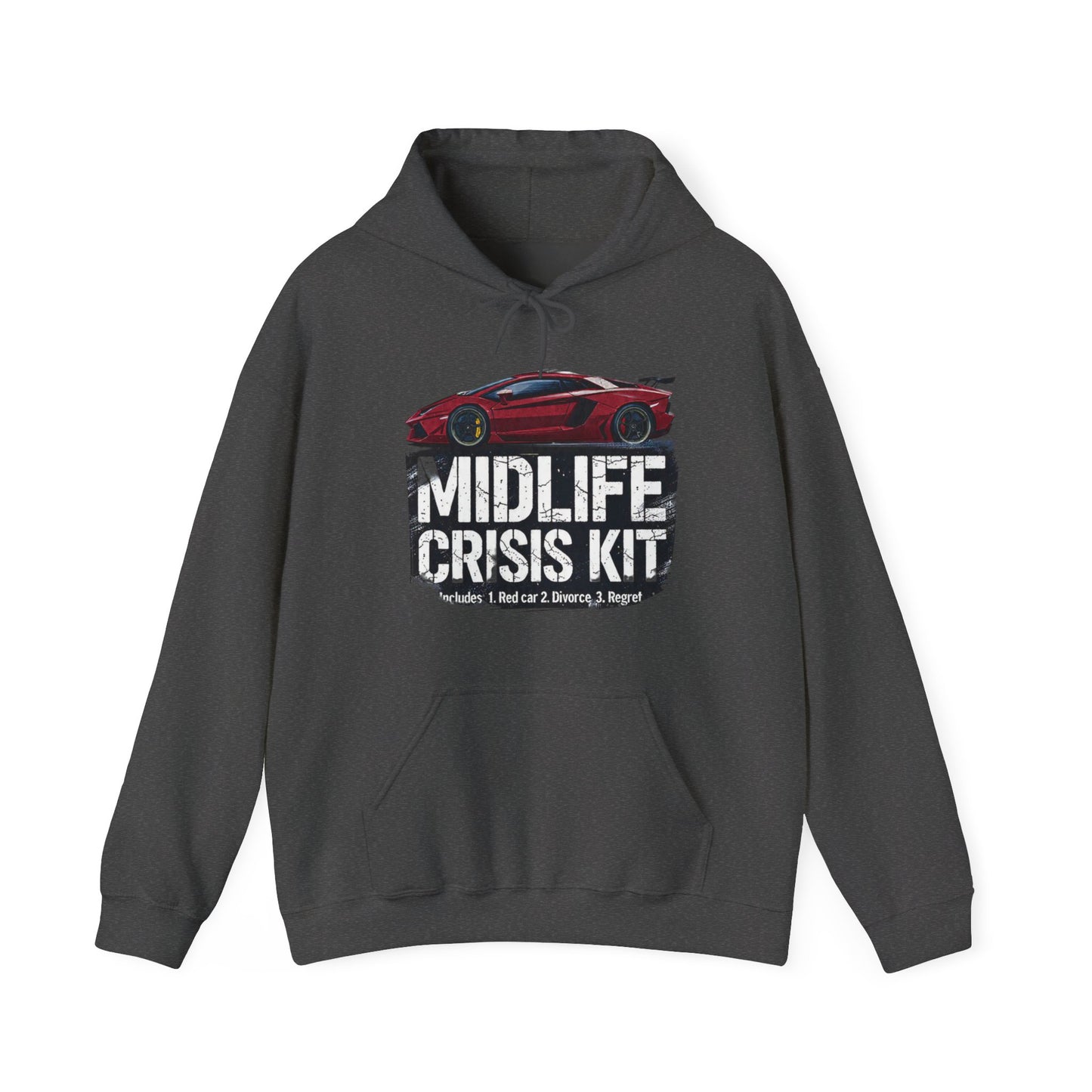Midlife Crisis Kit Unisex Heavy Blend™ Hooded Sweatshirt