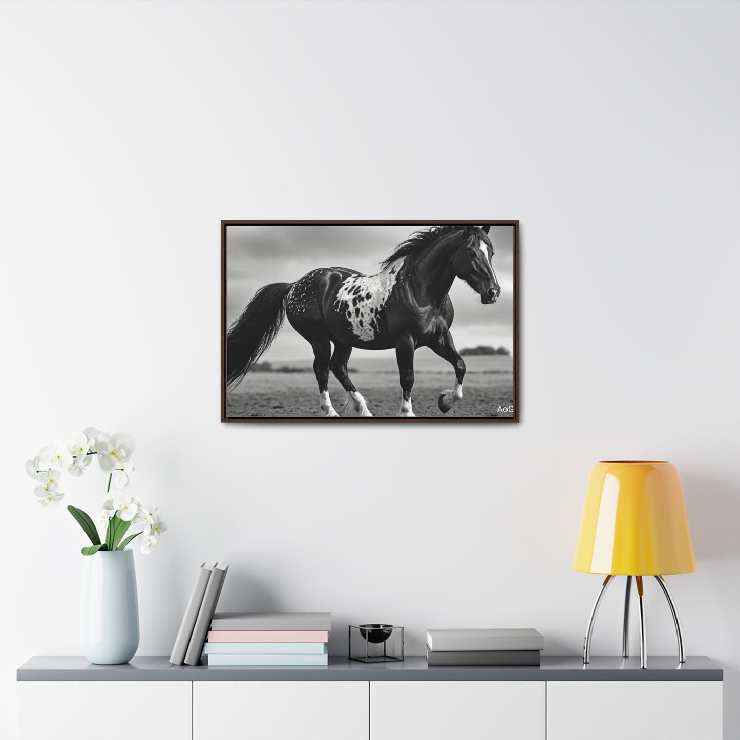 Speckled Stallion Gallery Canvas Wraps, Horizontal Frame