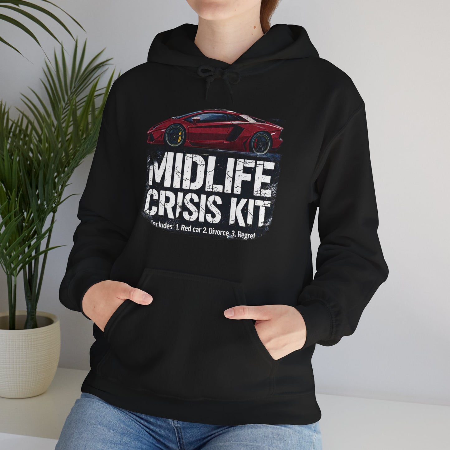 Midlife Crisis Kit Unisex Heavy Blend™ Hooded Sweatshirt