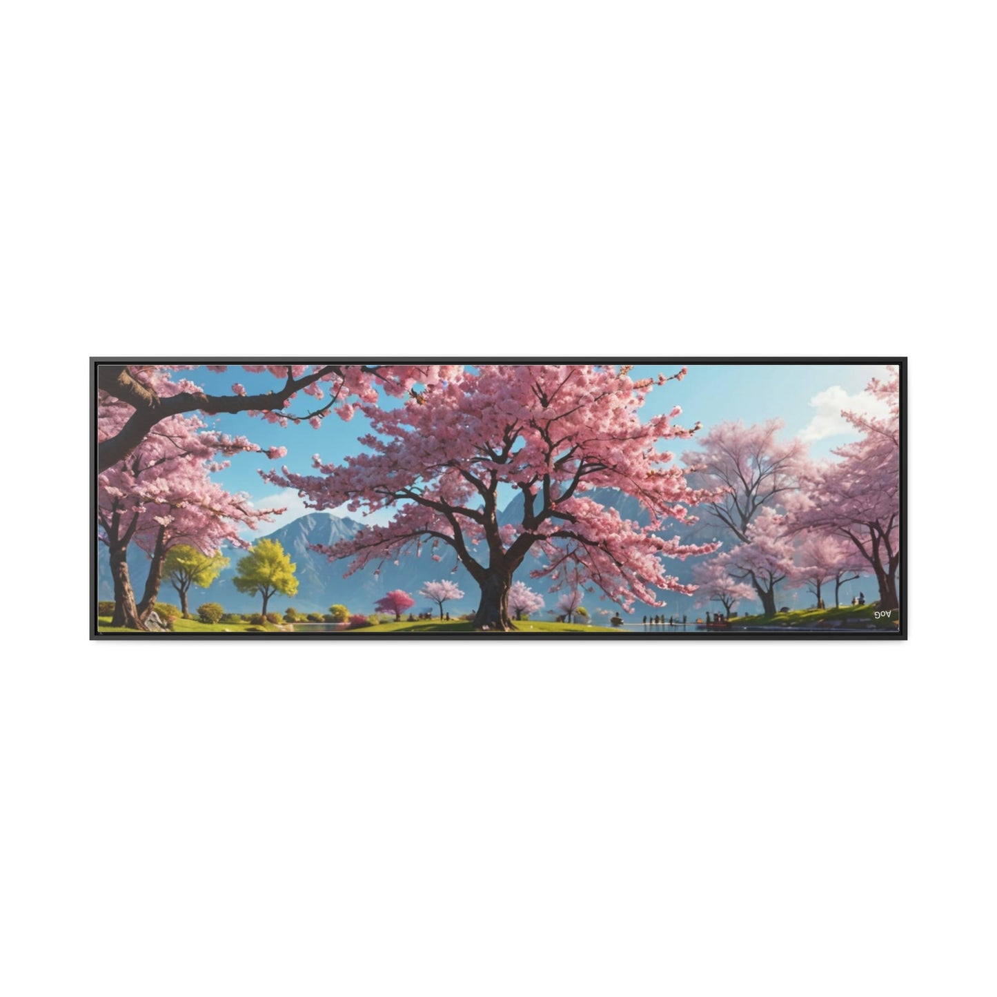 Cherry Blossom Gallery Canvas Wraps, Horizontal Frame