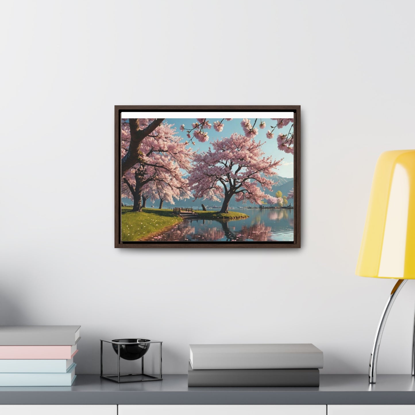 Cherry Blossom Gallery Canvas Wraps, Horizontal Frame