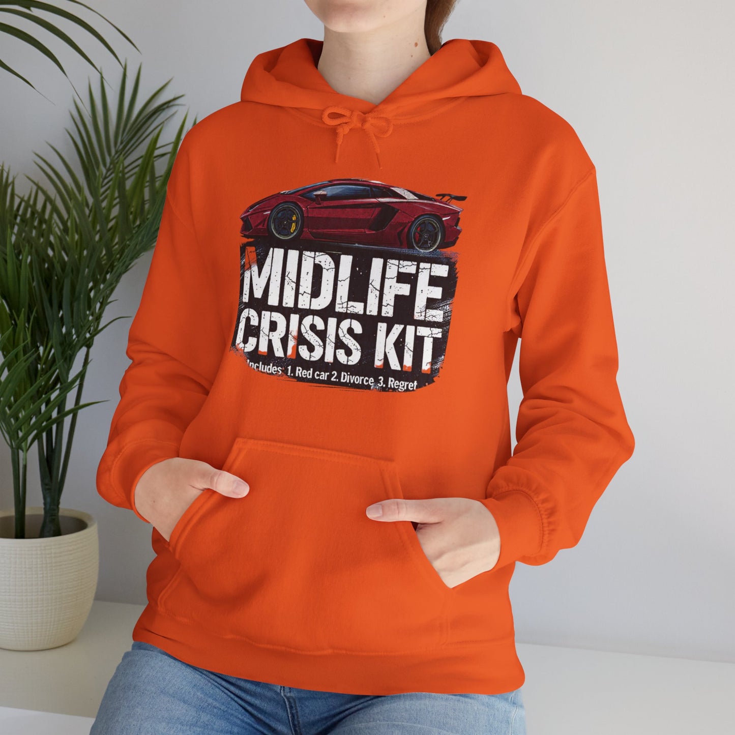 Midlife Crisis Kit Unisex Heavy Blend™ Hooded Sweatshirt