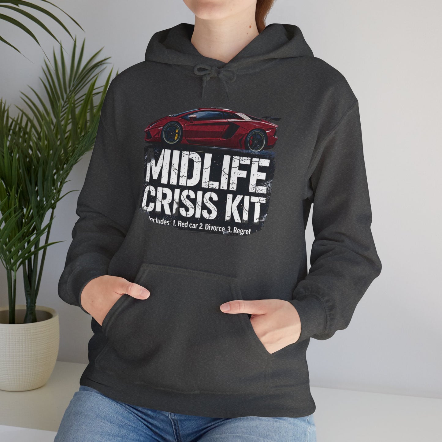 Midlife Crisis Kit Unisex Heavy Blend™ Hooded Sweatshirt