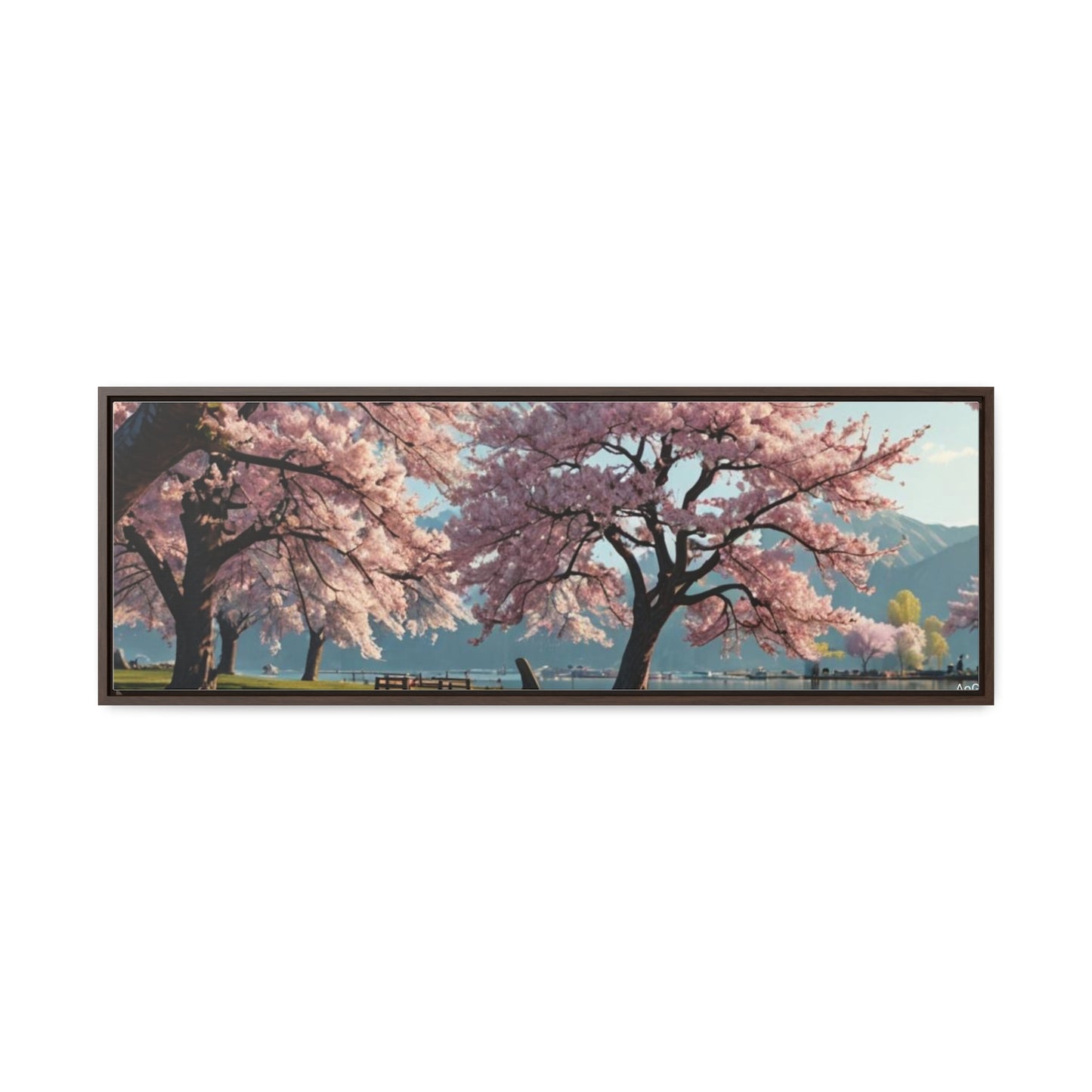 Cherry Blossom Gallery Canvas Wraps, Horizontal Frame