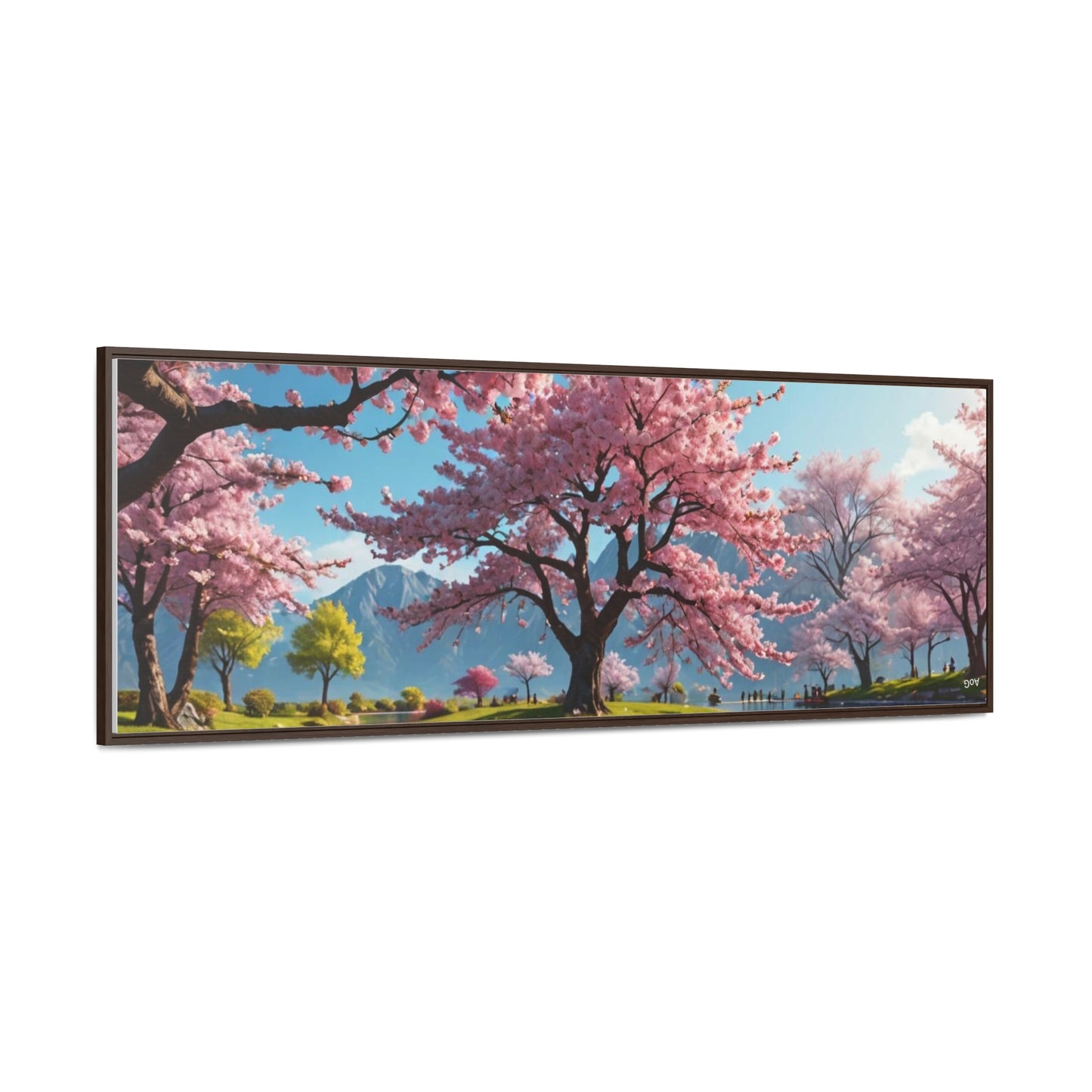 Cherry Blossom Gallery Canvas Wraps, Horizontal Frame