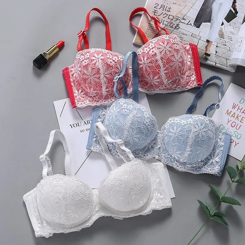 Lingerie Sexy Lady Bra Gather Adjustable Women's Seamless Underwear Push Up Bra Open Bra Intimates for Women Cup 1/2 Intimates