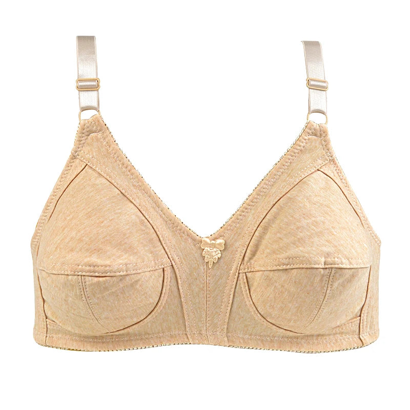 Thin Bra For Women Wireless Bras Cotton Thin Brassiere Female Confortable Underwear Big Size 48C 46CD Cup