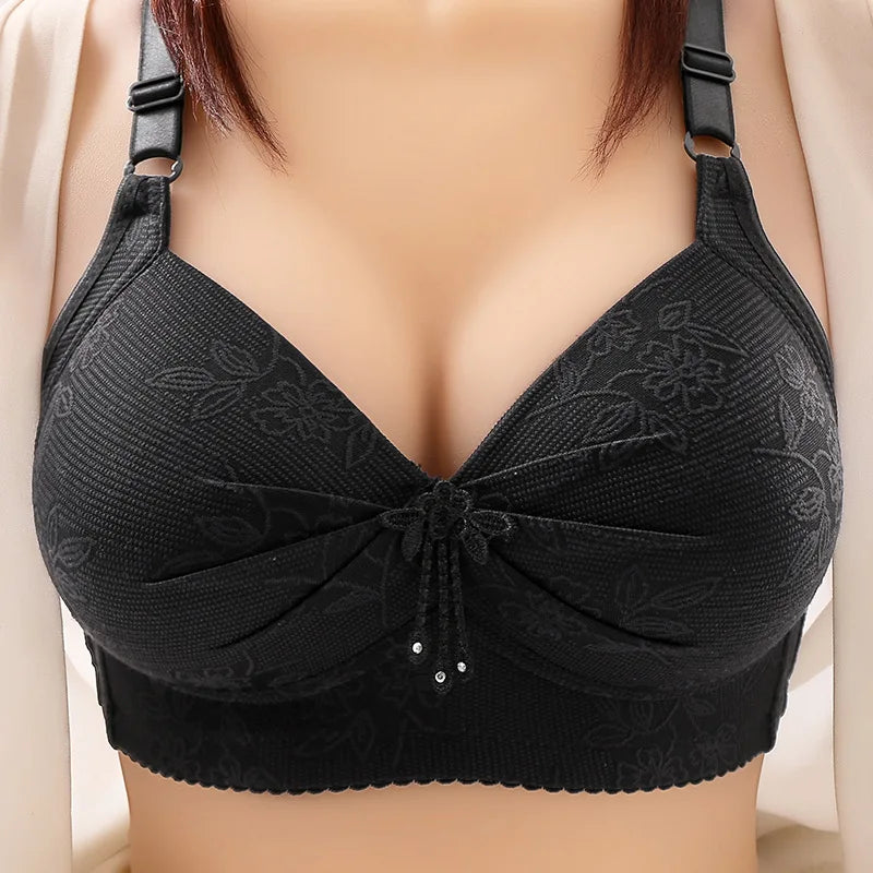 Sexy Large Bra for Women Thin Simple Seamless Pushup Bra Without Steel Rings Casual Comfortable Bra Lingerie Lenceria Para Damas