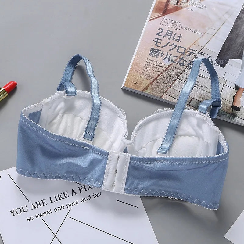 Lingerie Sexy Lady Bra Gather Adjustable Women's Seamless Underwear Push Up Bra Open Bra Intimates for Women Cup 1/2 Intimates